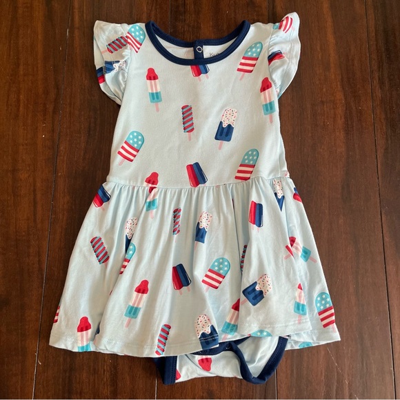 Kyte Baby popsicle twirl bodysuit dress - Picture 1 of 3